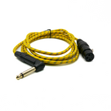 Cable adaptador Strauss & Wagner Murcia XLR hembra de 3 pines a macho acodado de 6,35 mm