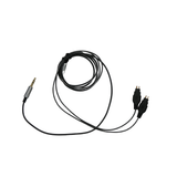 Cabo de atualização Strauss & Wagner Giza 3,5 mm OFC para Sennheiser HD414/HD580/HD600/HD650/HD660/HD6XX