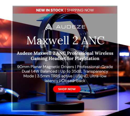 Audeze maxwell 2 anc professional wireless gaming headset for playstation
