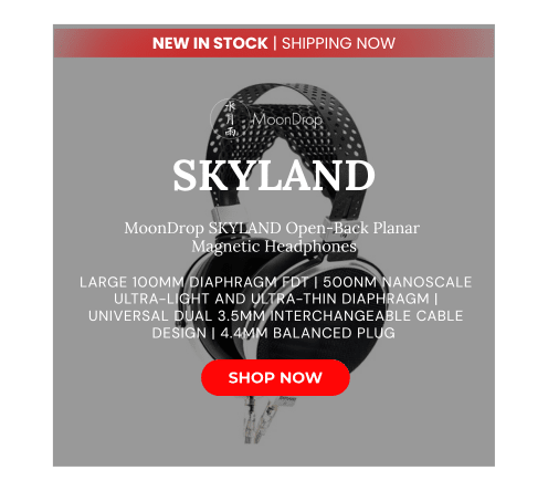 Moondrop skyland open back planar magnetic headphones