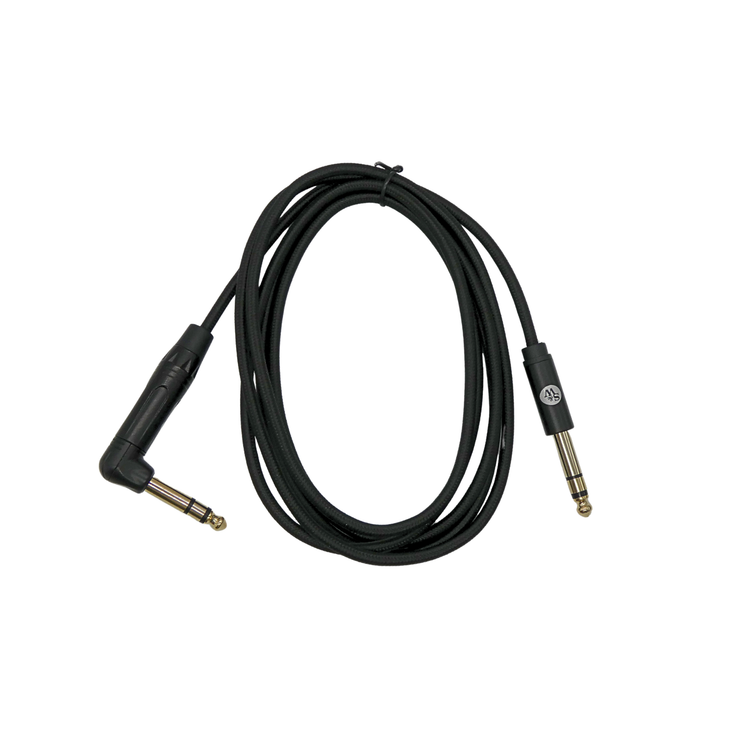 Cable adaptador Strauss & Wagner Nicosia de 6,35 mm TRS macho a 6,35 mm L-Shape macho