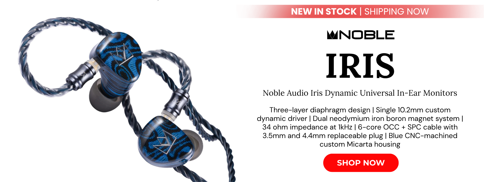 Noble audio iris dynamic universal iems