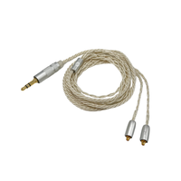 Strauss & Wagner Oberwil MMCX Without Earhook to 3.5mm In-Ear Monitor Upgrade Cable