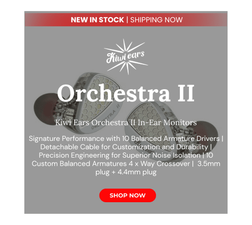 Kiwiears orchestra ii 10ba professional in ear monitor