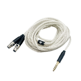 Strauss & Wagner Porto Mini-XLR 4.4mm Balanced 8-core OFC Silver Headphone Cable