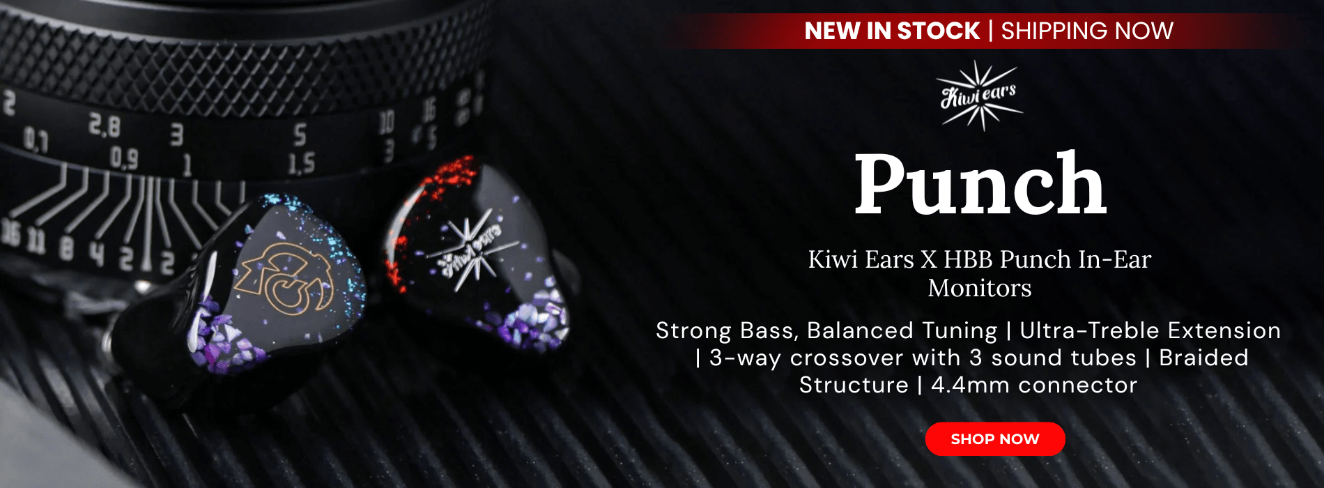 Kiwiears x hbb punch 1dd 2ba 2est basshead iem
