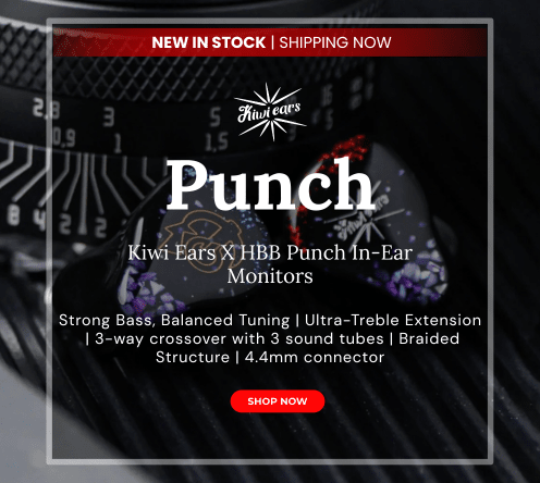 Kiwiears x hbb punch 1dd 2ba 2est basshead iem