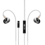 Questyle NHB15 USB-C True Lossless Earphones with DAC/Amp - USB-C and DAC/Amp Shown