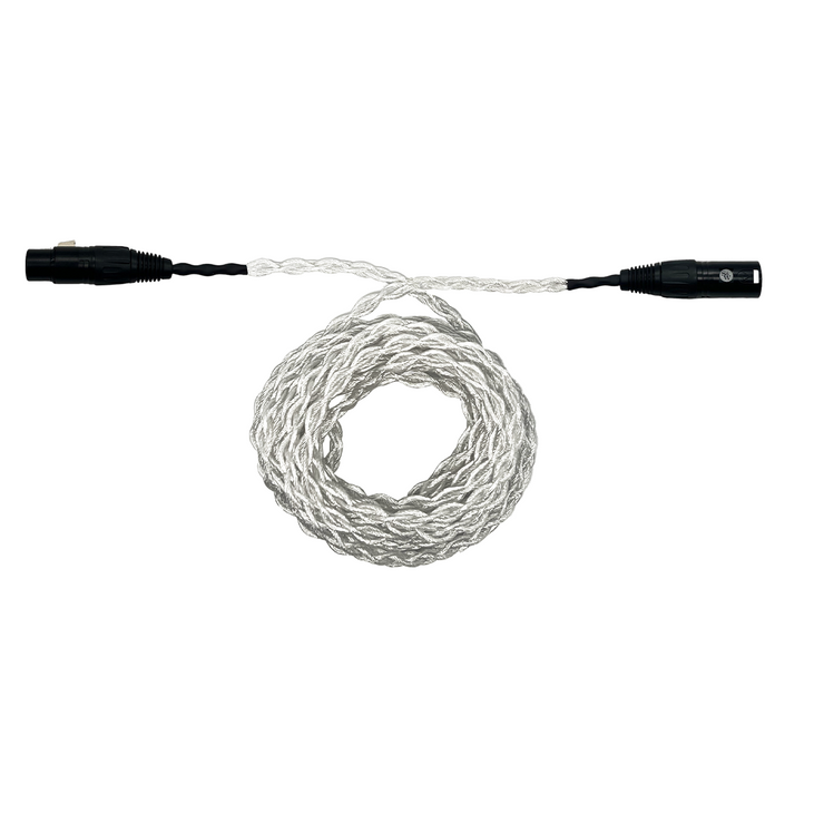 Cable de extensión balanceado Strauss & Wagner Rhodes de 4 pines XLR macho a 4 pines XLR hembra