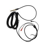Strauss & Wagner Riga 3.5mm Replacement Coiled Headphone Cable With 6.35mm Adapter for Sennheiser HD25