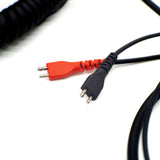Strauss & Wagner Riga 3.5mm Replacement Coiled Headphone Cable With 6.35mm Adapter for Sennheiser HD25
