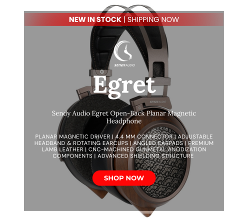Sendy audio egret open back planar magnetic headphone