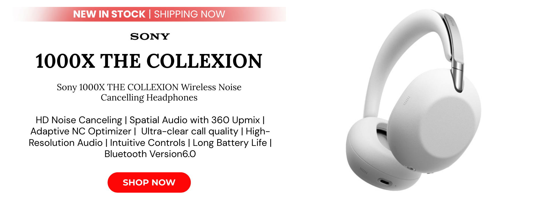 Sony 1000x the collexion wireless noise cancelling headphones