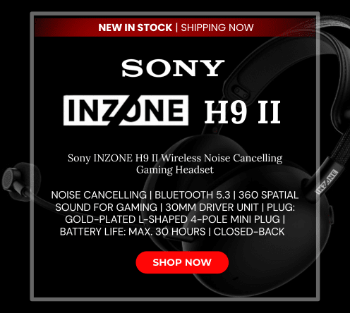 Sony inzone h9 ii wireless noise cancelling gaming headset