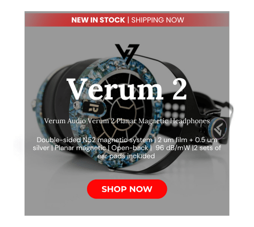 Verum audio verum 2 planar magnetic headphones