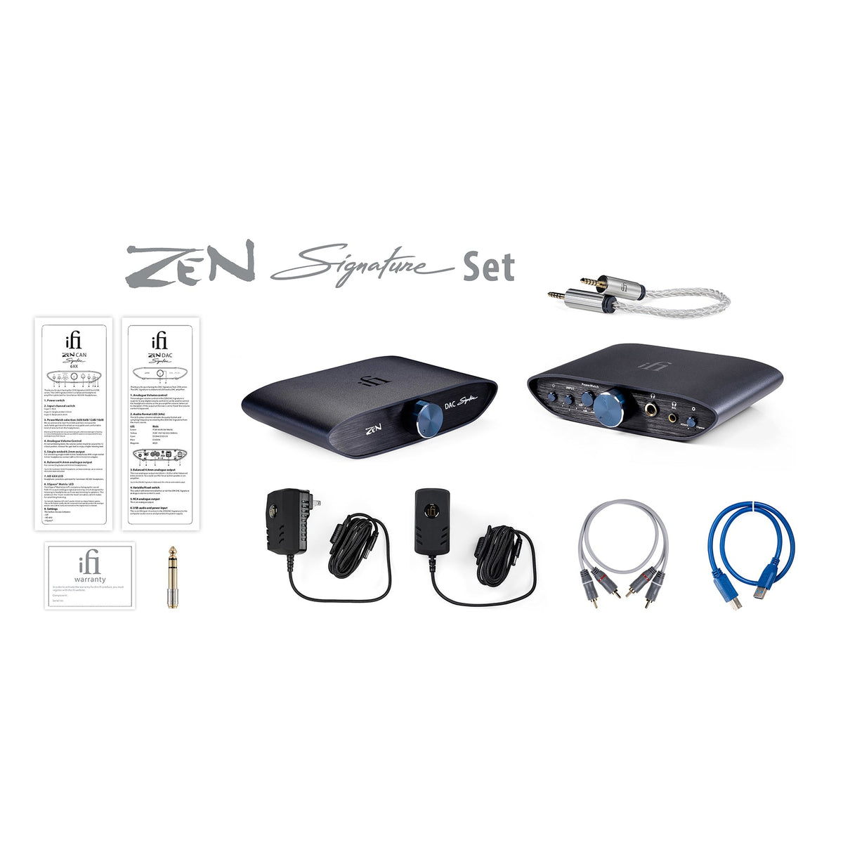 IFi ZEN Signature Set 6XX V2 (DAC V2 + CAN 6XX + 4.4mm Cable)