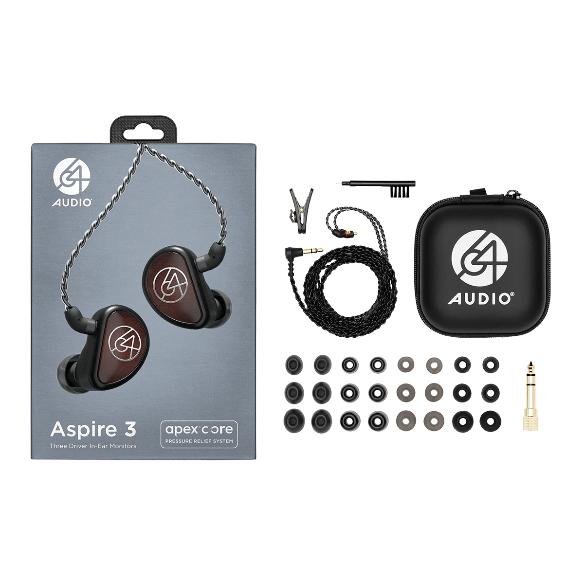 64 Audio Aspire 3 Universal In-Ear Monitors | Audio46