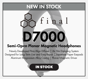 Shop the Final D7000 Semi-Open Planar Magnetic Headphones New In Stock at Audio46