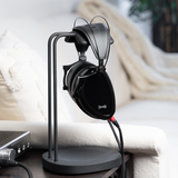 Dan Clark Audio NOIRE X Closed Back Planar Headphones | On Headphone Stand Thumbnail