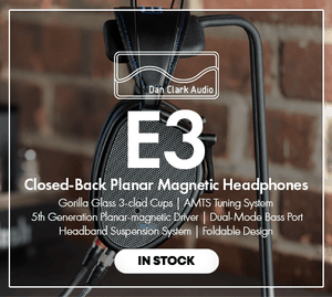 Shop the Dan Clark Audio E3 Closed-Back Planar Magnetic Headphones In Stock Now at Audio46.