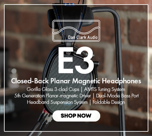 Shop the Dan Clark Audio E3 Closed-Back Planar Magnetic Headphones In Stock Now at Audio46