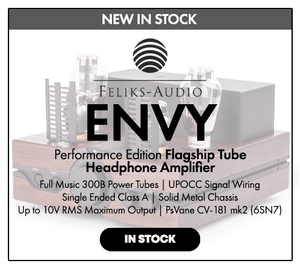 Shop the Feliks Audio Envy Performance Edition Flagship Tube Headphone Amplifier New In Stock at Audio46