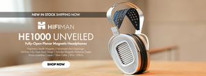 Shop the HIFIMAN HE1000 Unveiled Fully-Open Planar Magnetic Headphones New In Stock at Audio46