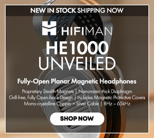 Shop the HIFIMAN HE1000 Unveiled Fully-Open Planar Magnetic Headphones New In Stock at Audio46