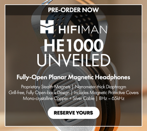 Pre-Order the HIFIMAN HE1000 Unveiled Fully-Open Planar Magentic Headphones at Audio46