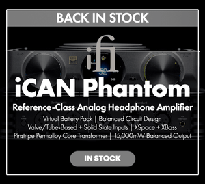 Shop the iFi iCAN Phantom Reference-Class Analog Headphone Amplifier Back In Stock at Audio46.