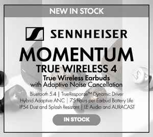Shop the Sennheiser MOMENTUM True Wireless 4 True Wireless Earbuds with Adaptive Noise Cancellation New In Stock at Audio46.