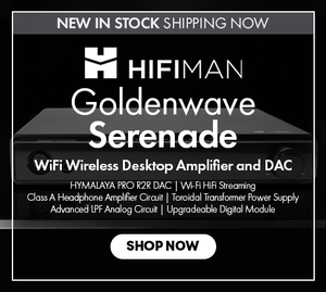 Shop the HIFIMAN Goldenwave Serenade WiFi Wireless Desktop Amplifier and DAC New In Stock at Audio46