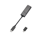 Astell & Kern AK HC2 Female 4.4mm to Male USB-C/Lightning Dual DAC Amplifier Cable (Open Box)