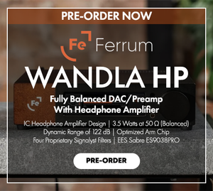 Pre-Order Ferrum WANDLA HP Fully Balanced DAC/PreAmp with Headphone Amplifier at Audio46