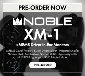 Pre-Order the Noble Audio XM-1 xMEMS Driver In-Ear Monitors at Audio46