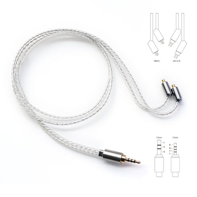 DD ddHiFi BC50B 50cm Cable de auriculares de 2 pines y 2,5 mm para amplificadores Bluetooth