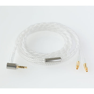Final Audio - Cable recubierto de plata MMCX en forma de L C071