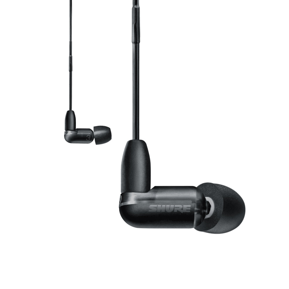 Shure AONIC 3 Wired Sound Isolating Earphones with Remote + Mic - black