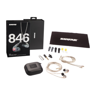 Shure SE846-CL Wired Professional Sound Isolating Earphones