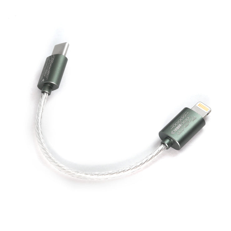 DD ddHiFi MFi06 Lightning to Type-C OTG Data Cable, Straight Plug 8cm (3in)