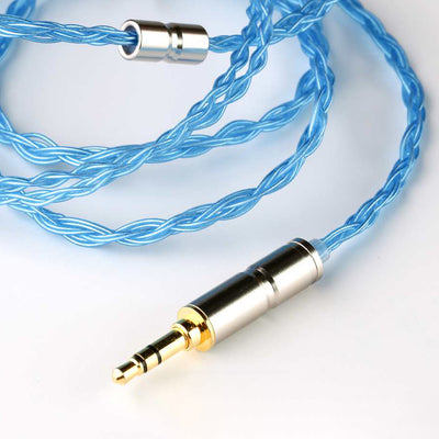 Cable de actualización de auriculares HiFi BGVP 5N azul de 8 núcleos