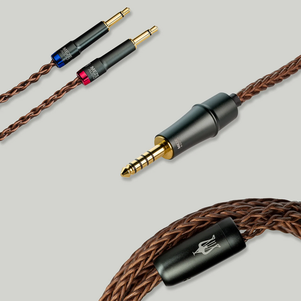 PHONECABLE製作所作 ヘッドホンケーブル Meze109用1.6m Meze Mono 3.5mm Copper PCUHD Premium Cable for Liric & 109 Pro