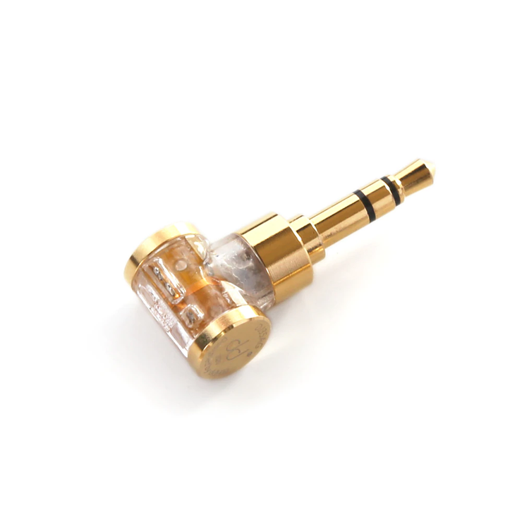 Adaptador DD ddHiFi DJ35AG 2,5 mm balanceado fêmea para 3,5 mm macho adaptador de fone de ouvido 