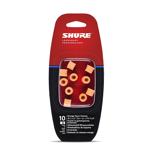 Shure EAORF2 Orange Foam Sleeves - Thumbnail 4