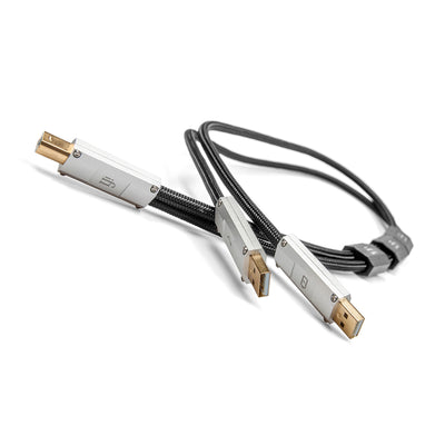 iFi - Cable Gemini de 0,7 m de dos cabezales USB-A a USB-B
