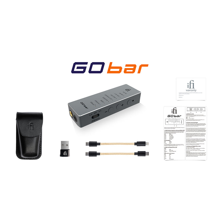 GO bar by iFi audio - The GO bar ultraportable DAC/headphone amp is the  world's most powerful for its size.