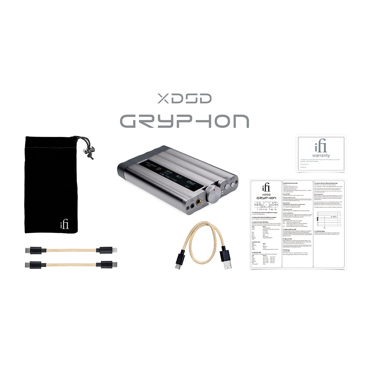 xDSD 吐ける Gryphon iFi audio