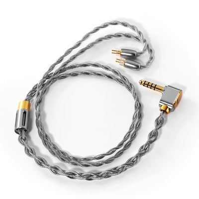 DD ddHiFi BC130A (Air Nyx) Cable de auriculares de actualización plateado de 4 hebras (caja abierta)