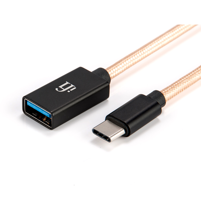iFi - Cable adaptador USB hembra On-The-Go (OTG) para audiófilos