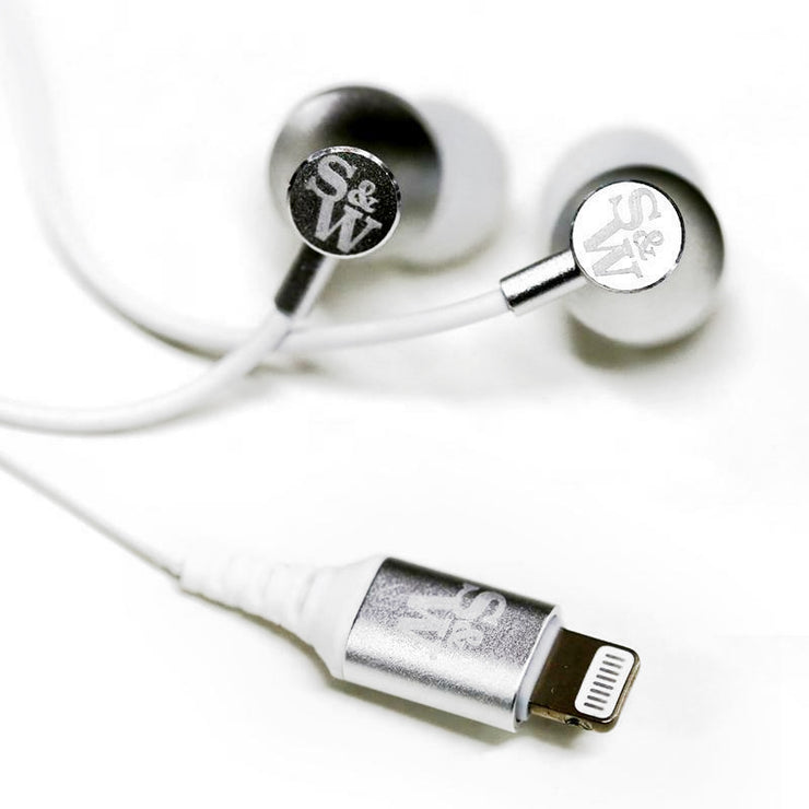 Strauss & Wagner SI201 Sound Isolating Earbuds With MFi Certified Cable